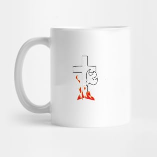 Pentecost Sunday Cross Mug